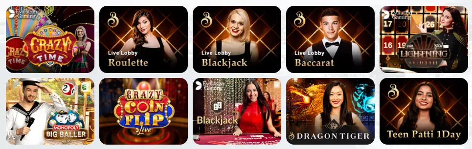 Jeux de casino en direct WIN HERO CASINO