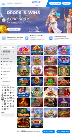 application et interface Win Hero Casino